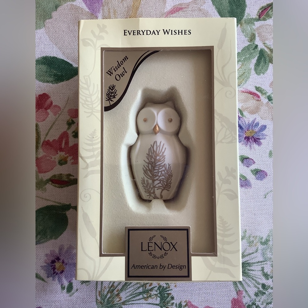 Lenox Wisdom Owl Figurine